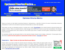 Tablet Screenshot of opcionesbinariasmexico.com